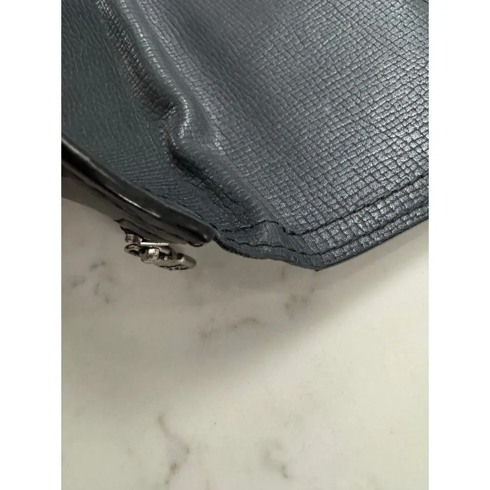 Louis Vuitton Black Long Epi Leather Brazza Wallet Authentic Designer Luxury